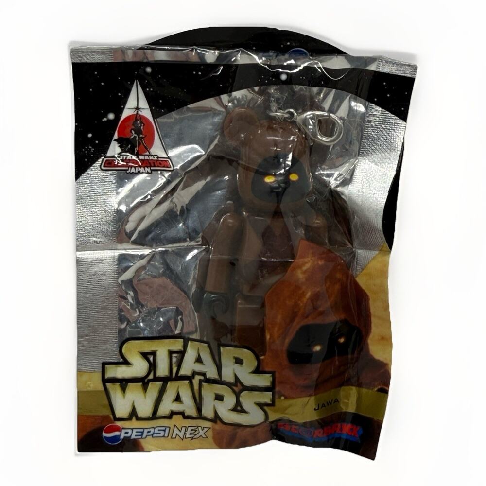 Star Wars Jawa Be@rbrick Pepsi NEX 2008 Celebration Japan Sealed Figure Keychain